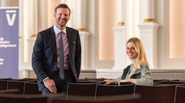 VÖStV- Präsident Philipp Wolm und Vize Andrea Concin.