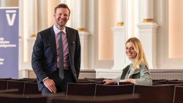 VÖStV- Präsident Philipp Wolm und Vize Andrea Concin.