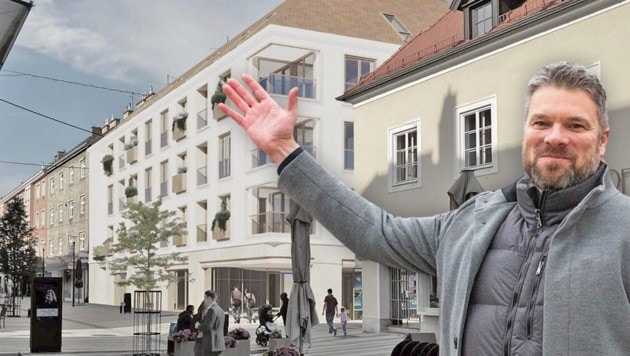 Markus Müller von der NLY Invest GmbH freut sich, dass Billa im Oktober am ehemaligen ...