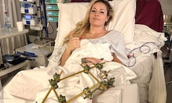 Dieses „Monstergestell“ trägt Lindsey Vonn jetzt länger.