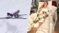 Lindsey Vonn meldete sich nach ihrem schweren Sturz mit einem Foto aus dem Spital. Jetzt spricht ...