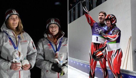 Bronze für unsere Rodel-Damen, die Herren legten Silber nach.