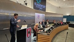 Ulrich Kraßnig  war wieder geladen. Als er sprach, war es im Saal mucksmäuschenstill. 