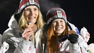Selina Egle (l.) und Lara Kipp