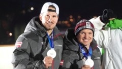 Stolz: Steu (li.) und Kindl.