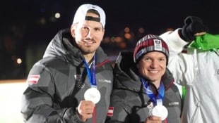 Stolz: Steu (li.) und Kindl.