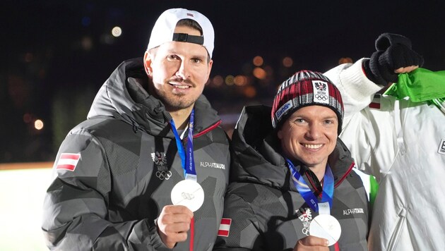 Stolz: Steu (li.) und Kindl.