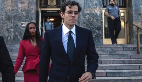 Instagram-Chef Adam Mosseri beim Verlassen des Gerichts