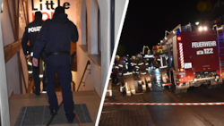Kurz nach 21.30 Uhr brach der Brand aus. Durch die rasche Reaktion der Hotelmitarbeiter wurde ...
