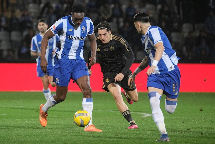 Samu Aghehowa (li.) zeigte in dieser Saison beim FC Porto auf.