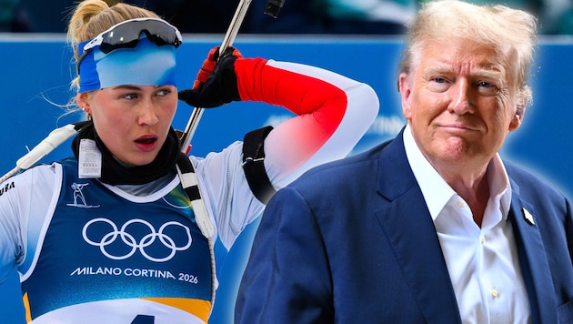 Die Biathletin Ukaleq Slettemark fand gegen US-Präsident Donald Trump klare Worte.