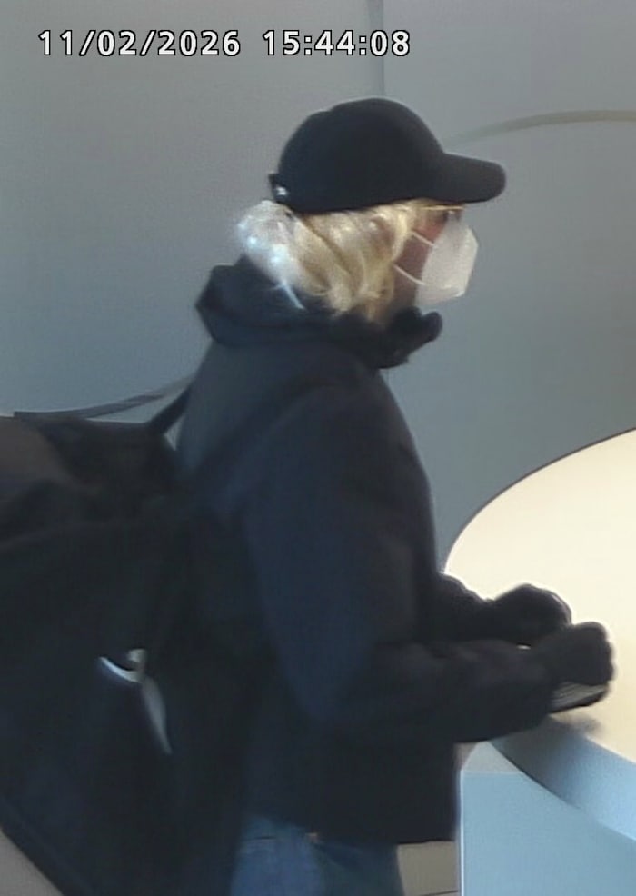 Aufnahmen des Täters aus einer Überwachungskamera