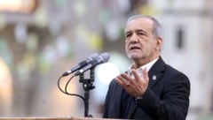 Irans Präsident Masoud Pezeshkian ist der Ansicht, dass sich die USA selbst Probleme in der ...