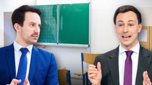 Minister Wiederkehr und ÖVP-General Nico Marchetti