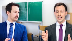 Minister Wiederkehr und ÖVP-General Nico Marchetti