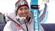 Conny Hütter strahlte im Zielraum.