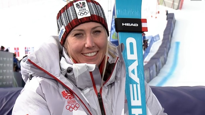 Bei den Damen setzt Conny Hütter seit vielen Jahren auf die Latten aus Kennelbach.