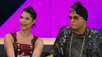 Micaela Schäfer und Julian F. M. Stoeckel bei krone.tv