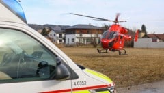Der Rettungshubschrauber brachte den Verletzten ins Krankenhaus.