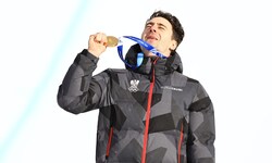 Jakob Dusek raste am Donnerstag zur Goldmedaille.