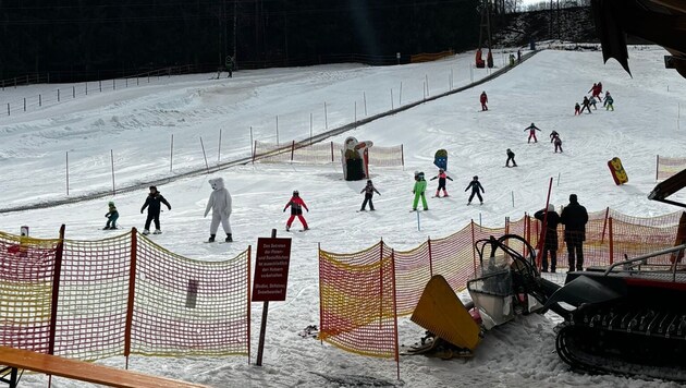 Pistenspaß für Kinder im Ochsengarten Paternion.