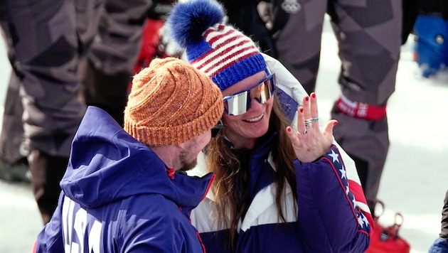 Breezy Johnson hat im Ziel einen Heiratsantrag bekommen.