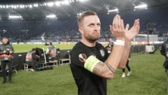 Jantscher stürmte mit Sturm auch durch die großen Stadien – wie das Olimpico in Rom.