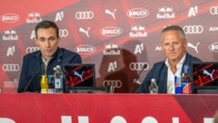 Die Bullen-Bosse Marcus Mann (li.) und Stephan Reiter.