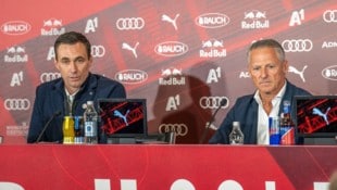 Die Bullen-Bosse Marcus Mann (li.) und Stephan Reiter.