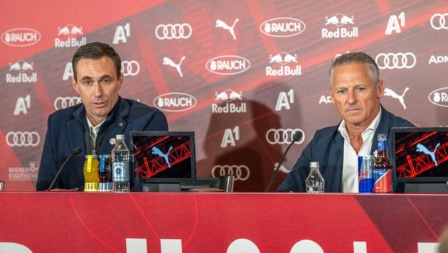 Die Bullen-Bosse Marcus Mann (li.) und Stephan Reiter.