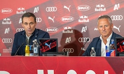 Die Bullen-Bosse Marcus Mann (li.) und Stephan Reiter.