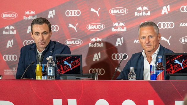 Die Bullen-Bosse Marcus Mann (li.) und Stephan Reiter.