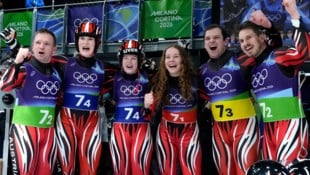 Wolfgang Kindl, Selina Egle, Lara Michaela Kipp, Lisa Schulte, Jonas Mueller und Thomas Steu