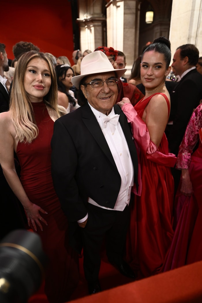 Al Bano Carrisi wurde am Red Carpet umschwärmt.