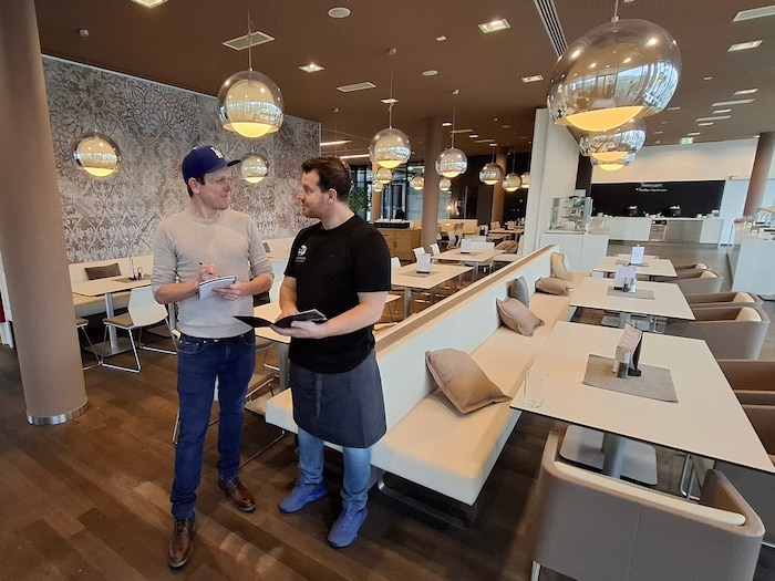 Thaqi zeigte der „Krone“ sein neues Lokal an der Traisen.