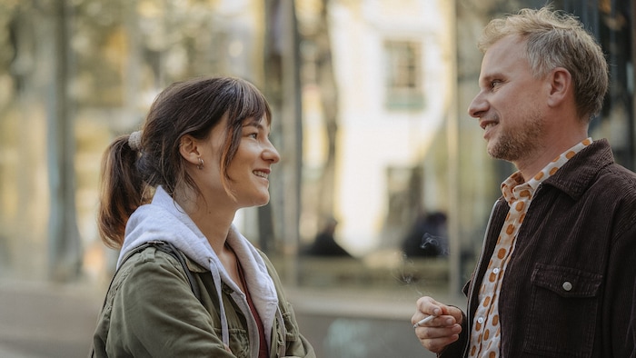 Neben Pachner stand Robert Stadlober . . .