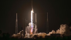 „Crew 12“ besteht aus der NASA-Astronautin Jessica Meir, ihrem Kollegen Jack Hathaway, dem ...