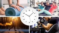 Die Tageszeit kann die Effektivität eines Trainings beeinflussen.