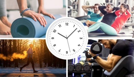 Die Tageszeit kann die Effektivität eines Trainings beeinflussen.