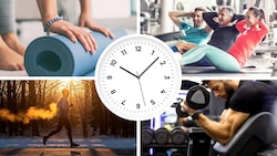 Die Tageszeit kann die Effektivität eines Trainings beeinflussen.