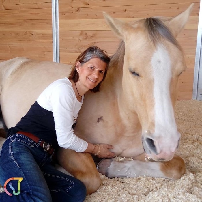 Klaudia Kögl mit ihrem Herzenspferd Jac.