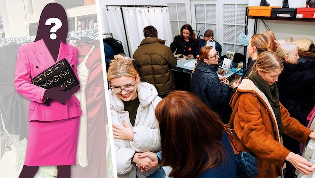 Andrang im und vor dem Geschäft und viele neue Spenden von Damen, die es der mysteriösen ...