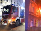 Bei einem Brand in einem Mehrparteienwohnhaus in Wien wurden sechs Personen in Sicherheit ...