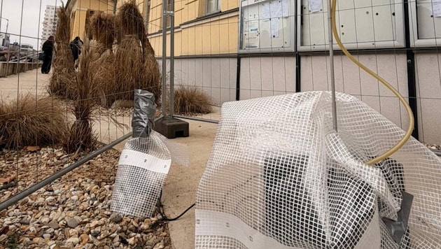 Die in Oberwart eingerichtete Mess-Stelle für Luftgüte.