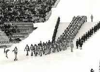 Beim „goldenen“ Eröffnungsauftritt der österreichischen Athleten gab es nicht nur Jubel. 