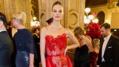 Das 32-jährige Kärntner Topmodel war heuer Gast am 68. Opernball.