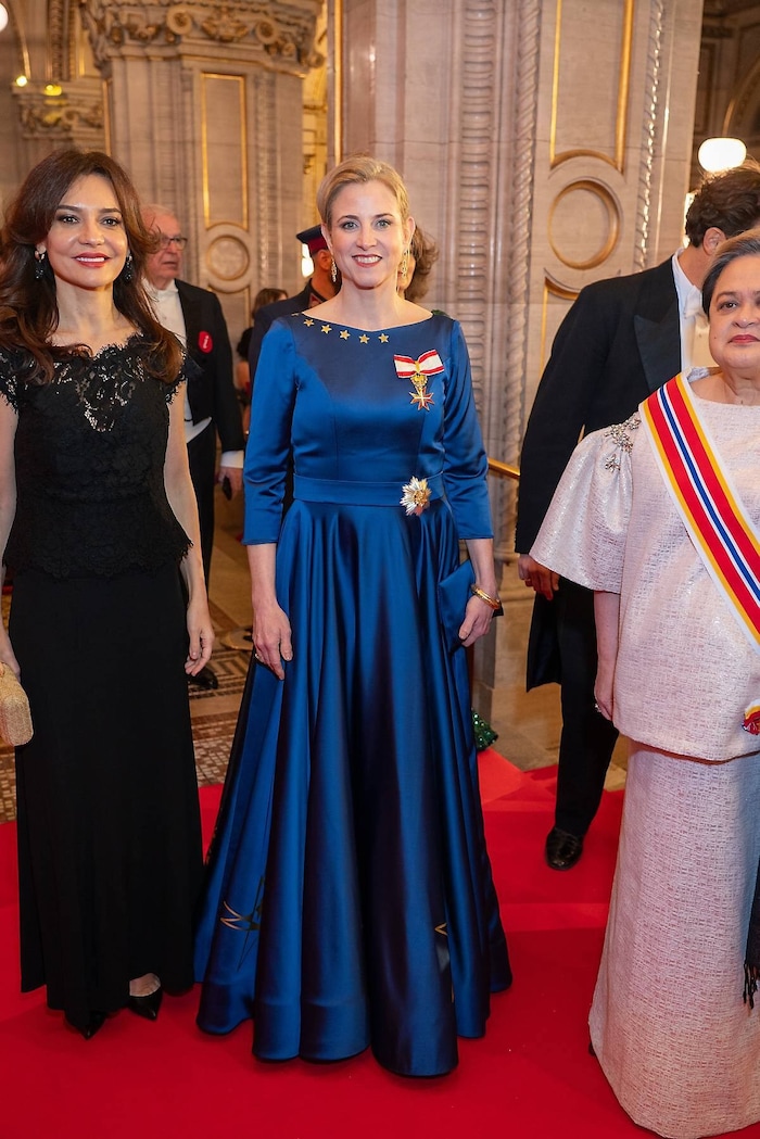 Ministerin Beate Meinl-Reisinger setzte ein politisches Statement.