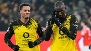 Serhou Guirassy (r.),und Felix Nmecha