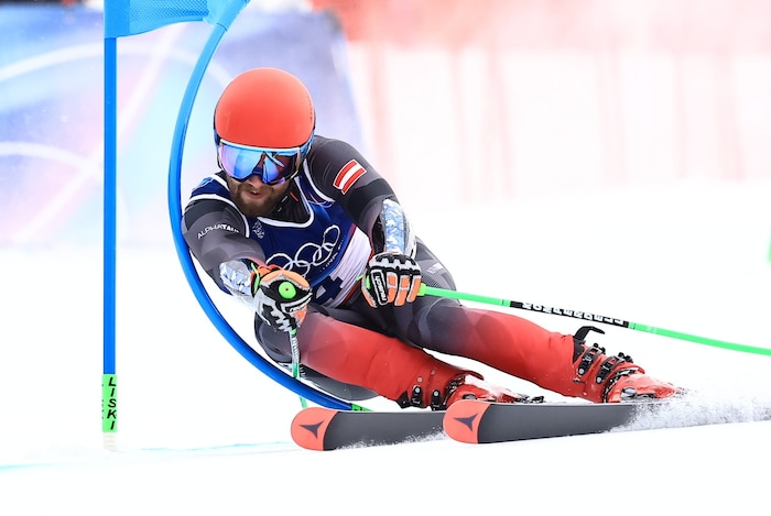 Marco Schwarz hatte im Ziel einen großen Rückstand.