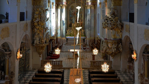 Hans-Peter Profunser sorgt heuer für Kunst im Dom: Wie die Visualisierung zeigt, wird er ab ...